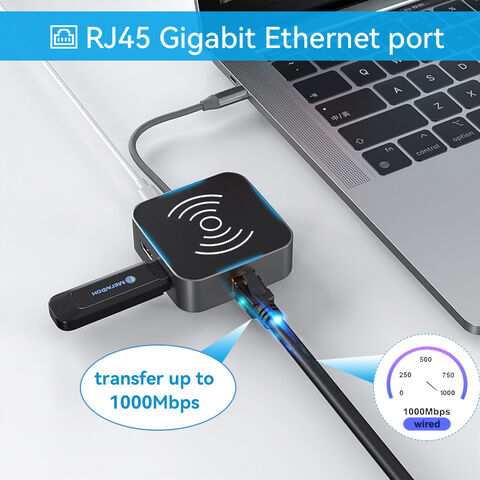 محطة إرساء متميزة متعددة الوظائف للشحن اللاسلكي و USB 3.0 HDMIPD للكمبيوتر المحمول