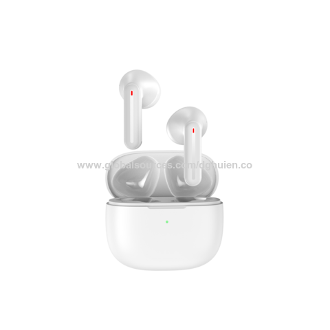 Großhandel OEM TWS Ohrhörer Dual-Mic ENC Bluetooth Kopfhörer 13mm Lautsprecher IPX4 Wasserdicht lange Akkulaufzeit mit Hall Sensor
