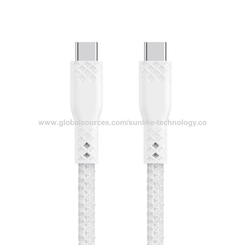 Belkin Câble Lightning vers USB-C 2m noir tresse pas cher 