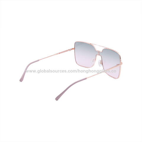 Compre Moda Retro Gafas De Sol Con Marcos De Metal Para Las