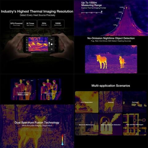 DOOGEE® V20 Pro 1000m high precision thermal imaging 5G Rugged Phone