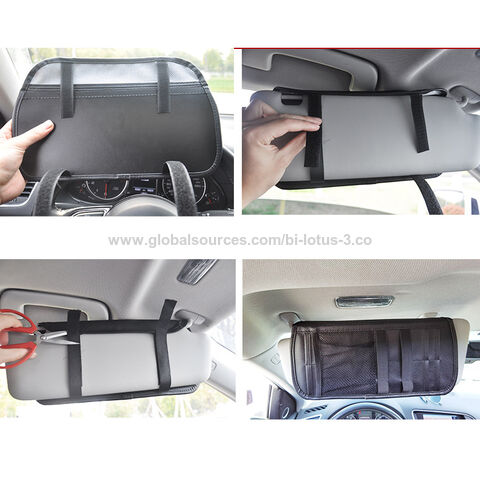 Buy Wholesale China Car Sun Visors Pouch , Auto Interior Accessories Pocket  Organizer - Car Truck Suv Storage Pouch Holder With Multi-pocket Pouch & Car  Accessory at USD 2.5