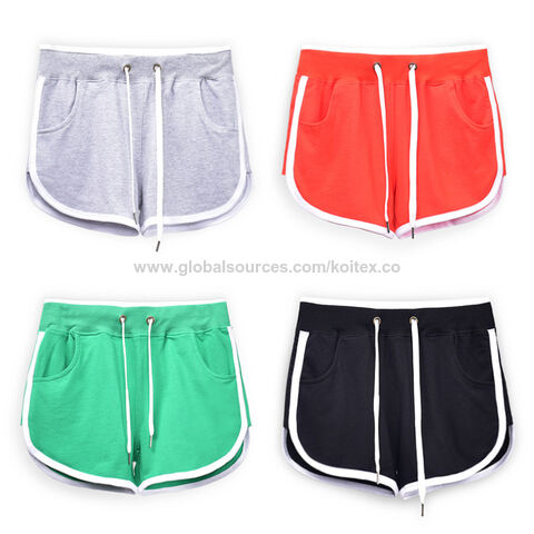 2020 Summer Women Clothes Solid Cotton Sport Casual Shorts Women Harajuku  High Waist Shorts Sweat Short Pants | Wish
