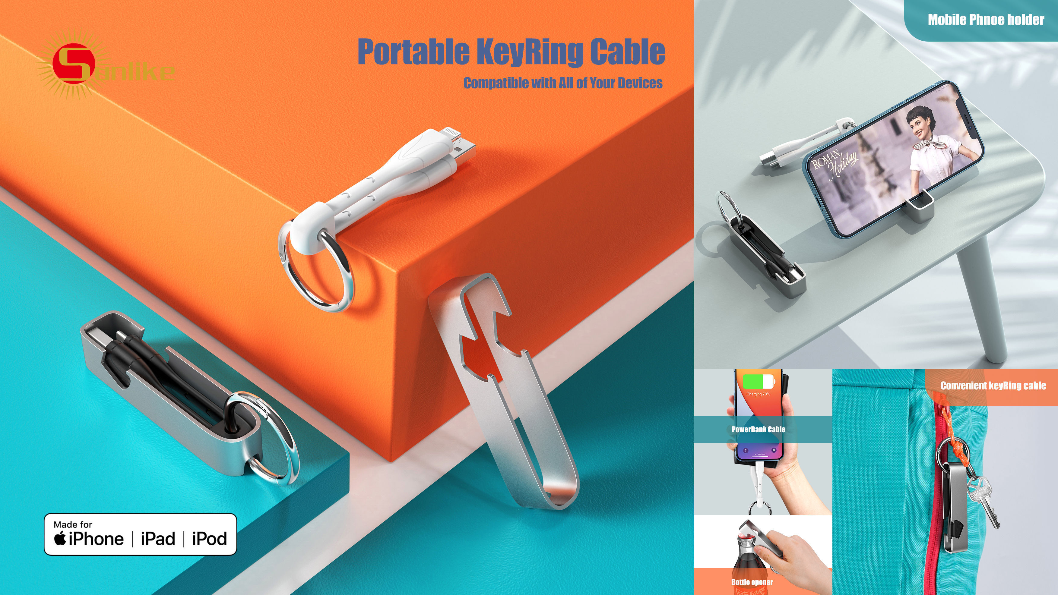 Factory Price,patented Item,multifunctional,sunlike Portable Keyring ...
