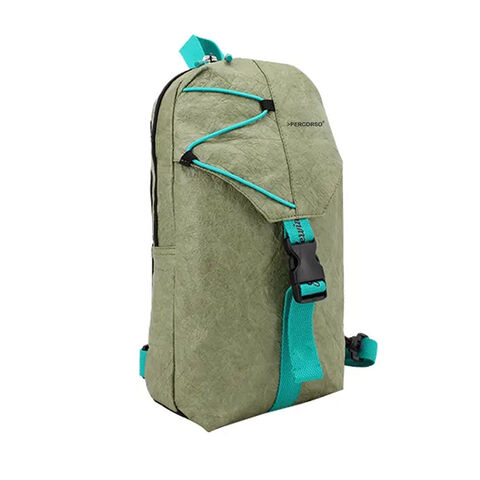 Custom Wholesale paper cross body bag unisex shoulder compact sling bag sport chest bag