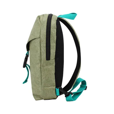 Custom Wholesale paper cross body bag unisex shoulder compact sling bag sport chest bag