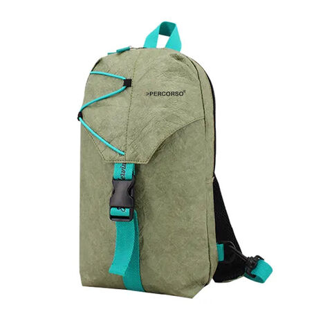 Custom Wholesale paper cross body bag unisex shoulder compact sling bag sport chest bag