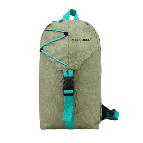 Custom Wholesale paper cross body bag unisex shoulder compact sling bag sport chest bag