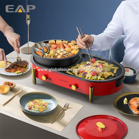 Buy Wholesale China Household Tabletop Grill Electric Griddle Bbq Smokeless  Indoor Electric Grill & Bbq Grill at USD 15