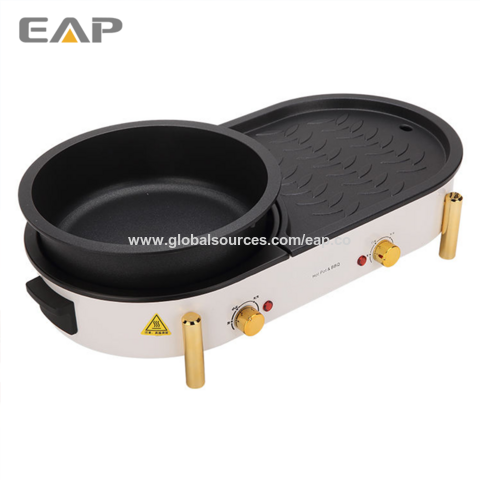 Buy Wholesale China Household Tabletop Grill Electric Griddle Bbq Smokeless  Indoor Electric Grill & Bbq Grill at USD 15