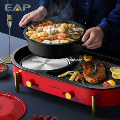 Buy Wholesale China Household Tabletop Grill Electric Griddle Bbq