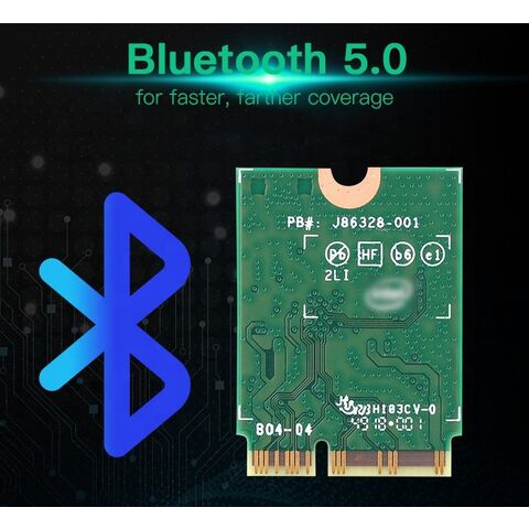 Tarjeta de red WiFi inalámbrica, Bluetooth 5.0-Dual Band Adaptador  Bluetooth inalámbrico, Wi-Fi 6 6 Gigabit 2400M tarjeta de red para portátil  y