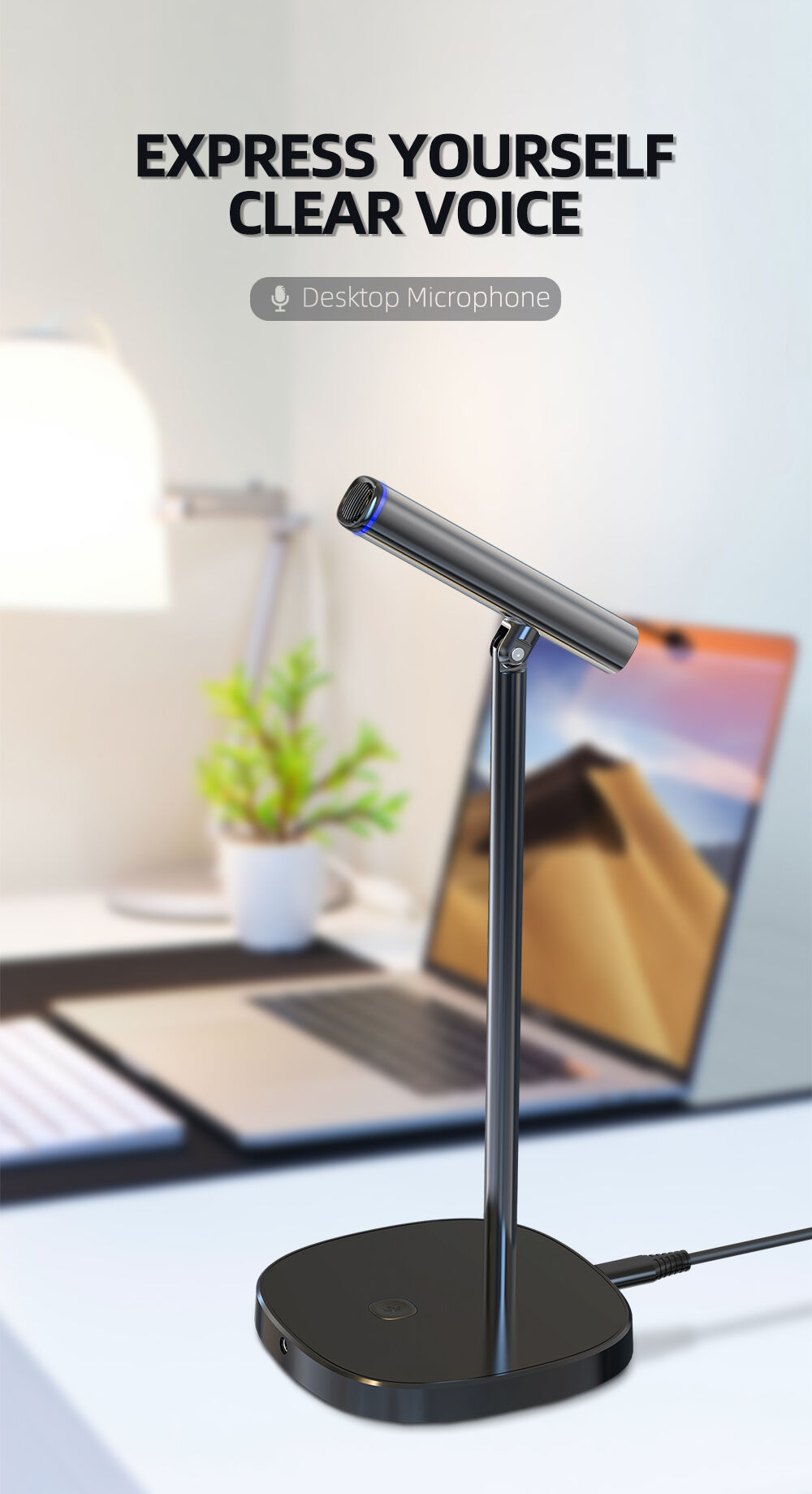 Buy Wholesale China Wired Professional Microphone Desktop Conference Gaming No Latency