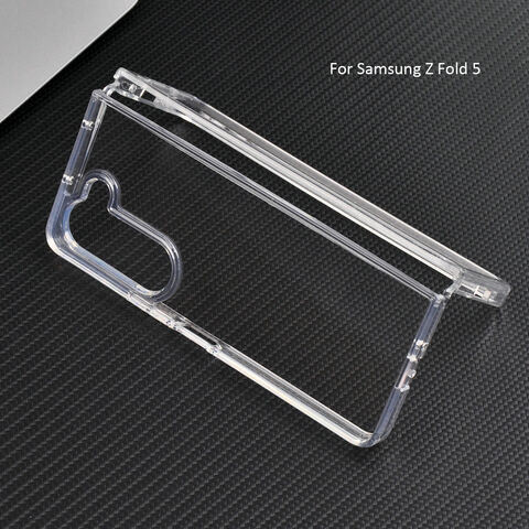 For Samsung Galaxy Z Fold 4/Fold 5 Clear Case Shockproof Slim Transparent  Cover