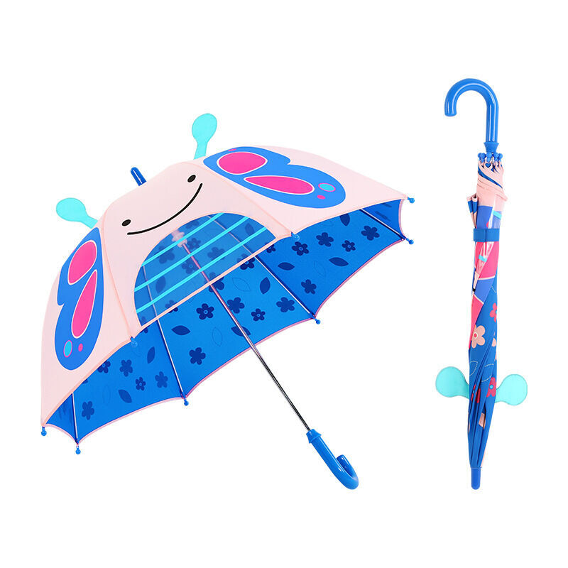 Paraguas Infantil Transparente Con Gotas De Colores – Automático, Antiviento Y Seguro – Diámetro 67.5 Cm