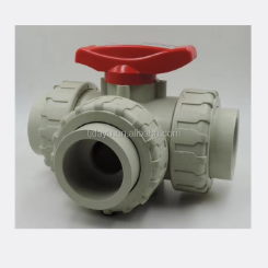 Ptfe Seat Epdm Sealing Electric Motorized On Off Type Upvc Three Way ...