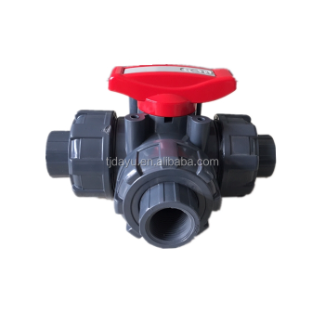 Ptfe Seat Epdm Sealing Electric Motorized On Off Type Upvc Three Way ...