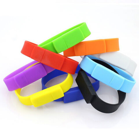 Pulseira Pen Drive 64GB USB 32GB 16GB 8GB Slap Bracelete Flash Drive 3.0 Memory Stick Disco de Silicone Portátil