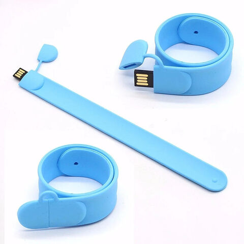 Pulseira Pen Drive 64GB USB 32GB 16GB 8GB Slap Bracelete Flash Drive 3.0 Memory Stick Disco de Silicone Portátil