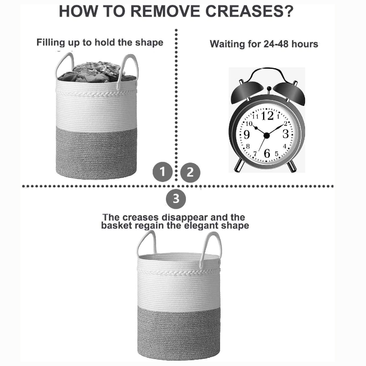 Buy Wholesale China Rope Basket Woven Storage Basket Large Laundry