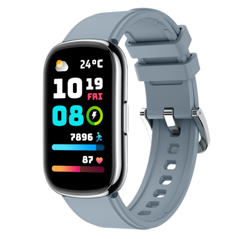 Reloj Inteligente para Hombres, Mujeres y Niños - Pulsera Inteligente con Monitor de Sueño, Deportes y Ritmo Cardíaco para Android/iOS, Resistente al Agua