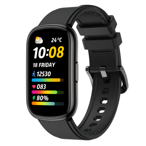 Reloj Inteligente para Hombres, Mujeres y Niños - Pulsera Inteligente con Monitor de Sueño, Deportes y Ritmo Cardíaco para Android/iOS, Resistente al Agua