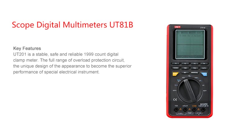 Uni-t Ut81b Handheld Digital Oscilloscopes Multimeters Combine ...