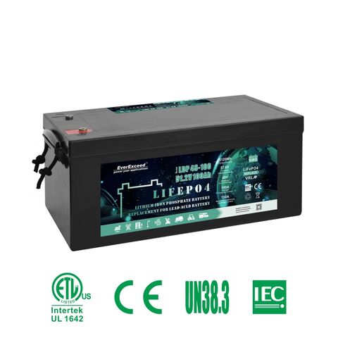 Batería de litio 12V 100Ah LiFePO4 serie LDP con tecnología Bluetooth