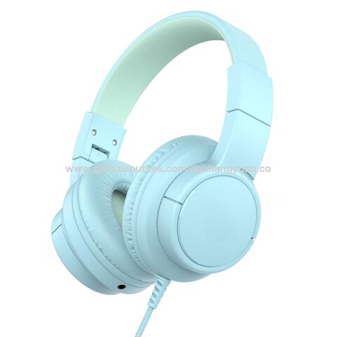 OEM Kinder Kabelgebundene Kopfhörer mit sicherem Klang, Over-Ear-Kopfhörer mit Kabel, Faltbares Headset für Tablet, PC