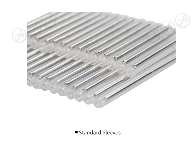 100pcs Fiber Optic Fusion Splice Protector Sleeves – 60mm X 1.5mm – With Steel Rod – Unbranded