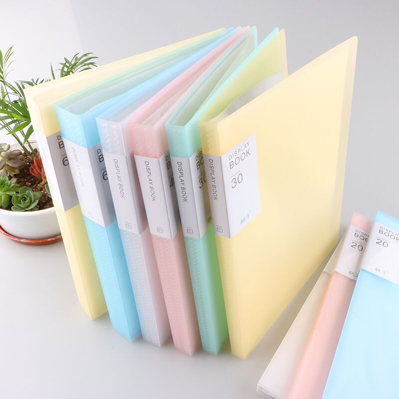 Office Supplies PP Printing Document Custom Refillable Sheet Hard Pocket Display  Book Clear File Folder Box File A4 - China Display Book, File Folder