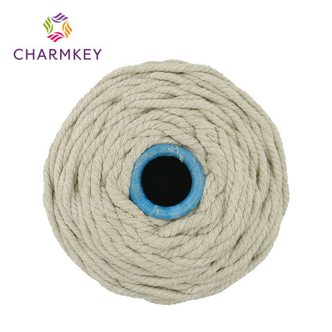 Buy Wholesale China Charmkey Recycle Cotton Macrame Cord 3mm 4mm 5mm 6mm Cotton  Rope & Macrame Cord at USD 1