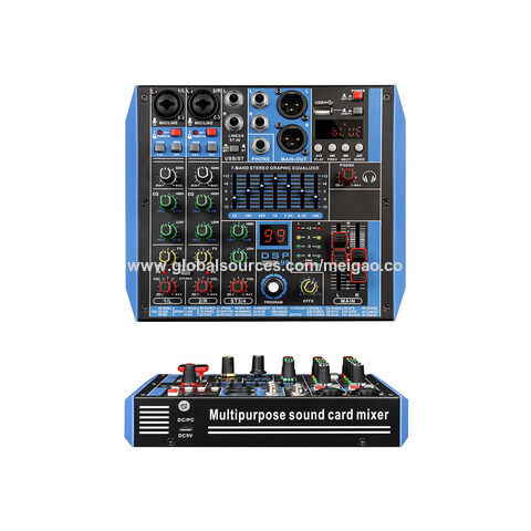 8 Channels Audio Sound Power Mixer Mixing Console with USB Audio Mixing  Console Audio Mixer with Digital Effect - China Mixer and DJ  Controller/Audio Console Mixer price