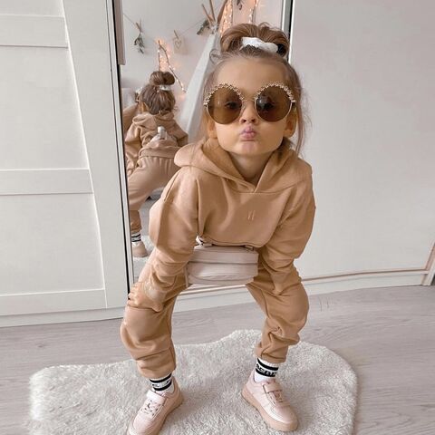 Buy Wholesale China New Kid Tracksuit Girls Sports Suit Children's Clothing  Suit Baby Kids Sportswear Girl Sweat Suit & Girl Sweat Suit at USD 11.33