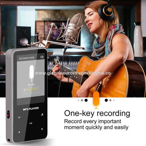 Heißer Verkauf Sport Wireless Clip MP3 Musik Player Bluetooth 32GB MP4 Video Player mit 2,4 Zoll TFT Farbdisplay