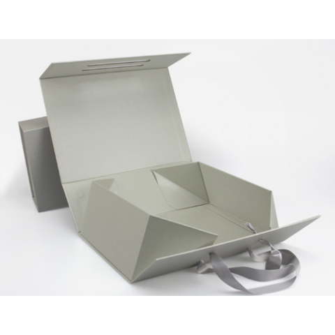 Fournisseur fabricant Boîte cadeau en papier Boîte cadeau pliante personnalisée avec ruban