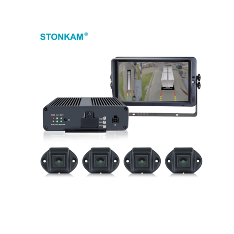 360 Degree Car Camera System in 3D for Surround View with DVR (4 Cameras)