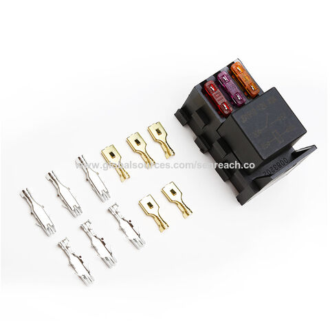 12 compartment way fuse holder truck car boat fuse box flat fuse