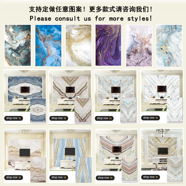 Buy Wholesale China 2mm 4x8 Uv Pvc Sheet Marble Alternative Pvc Sheet ...