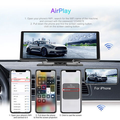 A3073 Radio-DashCam Pantalla Táctil de 9.3 Apple Carplay y