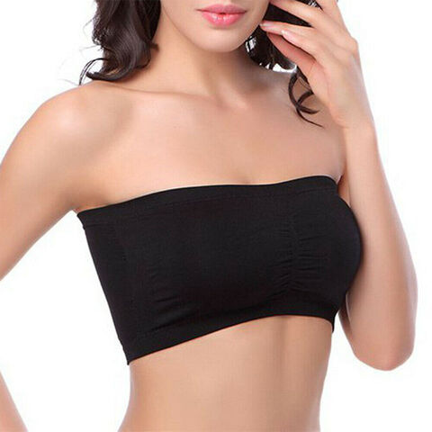 Wholesale 2023 Seamless White Black Nude Ladies Girl Sexy Push Up Strapless  Padded Tube Bra Plus Size For Big Cup Bust Fat Women - Buy China Wholesale  Strapless Front Push Up Bra