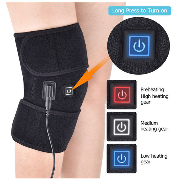 Dropship Heated Shoulder Brace Electric Heating Pad Therapy
