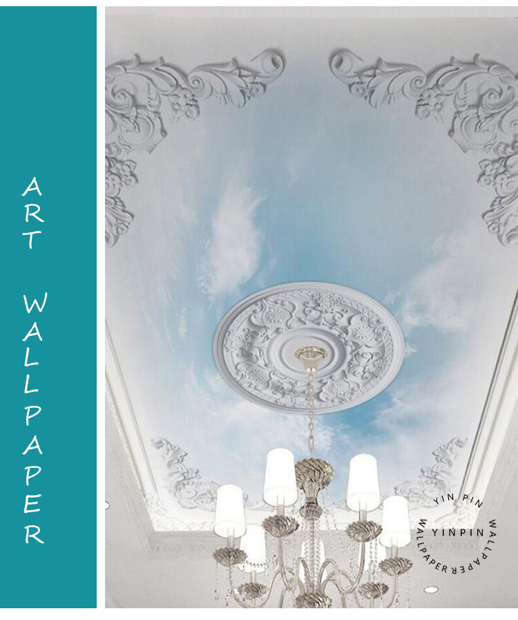 Buy Wholesale China European Relief Ceiling Wallpaper 3d Wall Papers