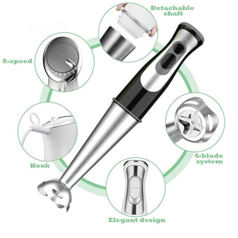 Buy Wholesale China Multifunctional Blender Chopper Hand Held Immersion  Blender With Frother Blender Hand Held & Frother Blender Hand Held at USD  17.8