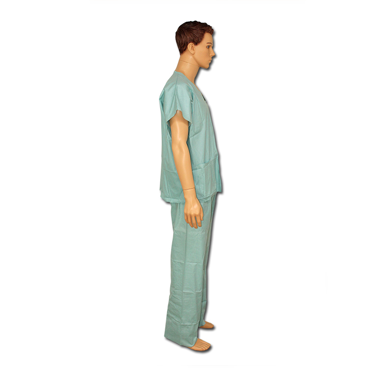 Disposable Scrub Suit Nurse Doctor Patient Gown For Hospital Non Woven ...