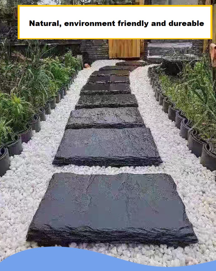 Buy Wholesale China Antislip Stone Slab Stepping Stone Courtyard