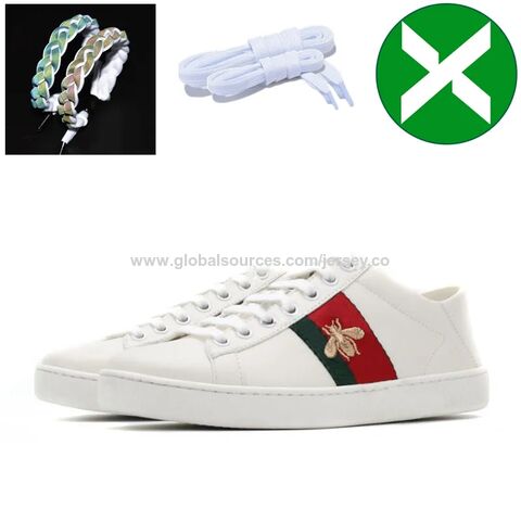 Men's Gucci sneakers Gucci Ace Embroidered Bee - size 8 very good condition  | eBay