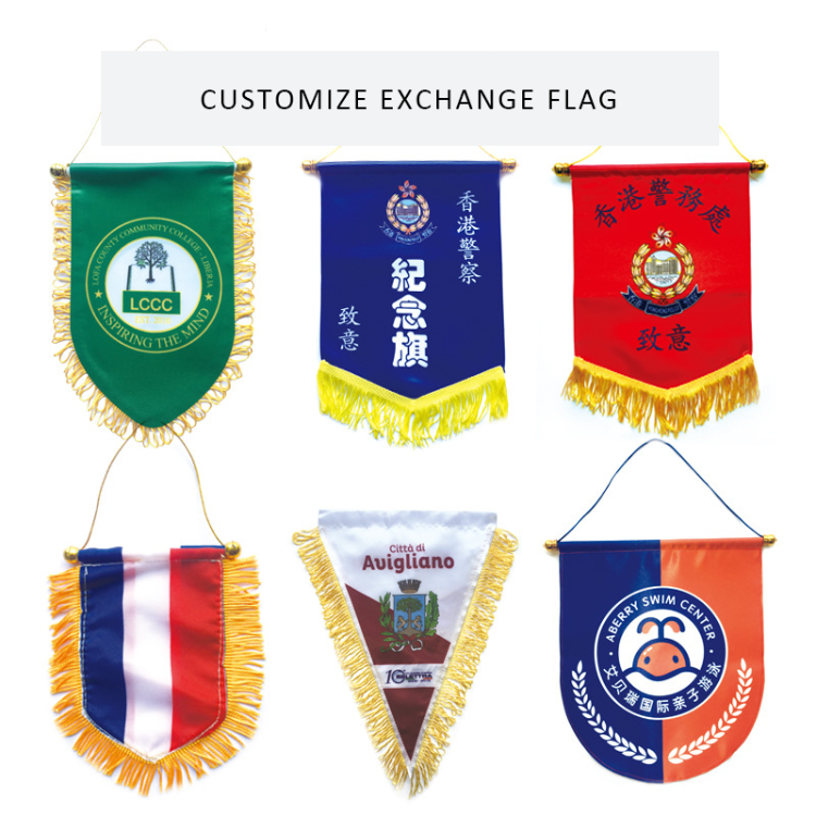 Fanion Chine CNFA (Republic Of China Football Association) - Supporteur Football - Pennant Vintage - Équipe Newcastle United