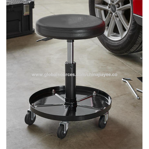  Rolling Stool Adjustable Height with Wheels Garage