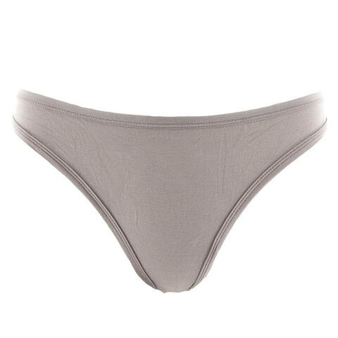 Bragas tipo tanga de bambú para mujer, viscosa de bambú, color morado
